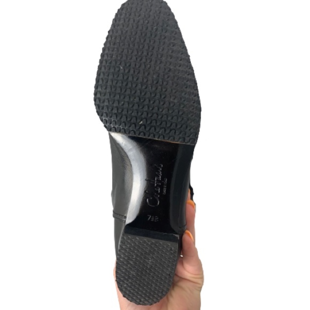 Cole Haan Knee High Heeled Boots in Black - Picture 5 of 5